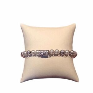 Boutique Pearl and silver bracelet